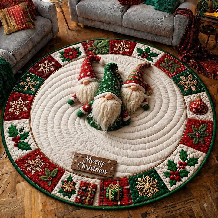 Festive Christmas Themed Area Rug Decor