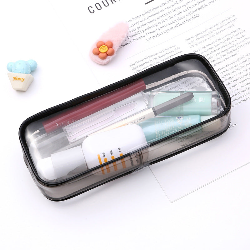 Transparent Pencil Case with Floral Design Kalsten