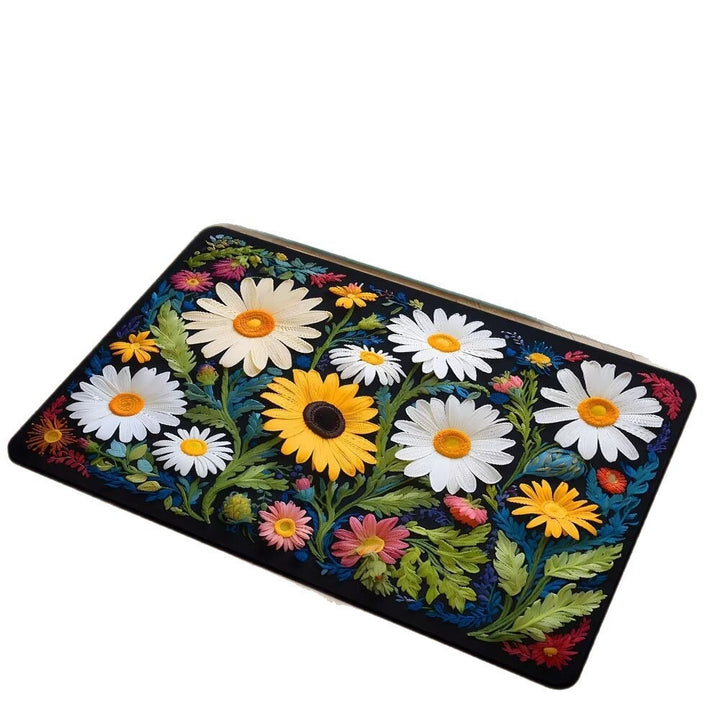 Floral Patterned Bath Mat Kalsten