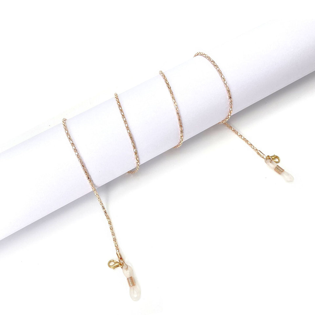 Chic Crystal-Accented Eyewear Chain Kalsten