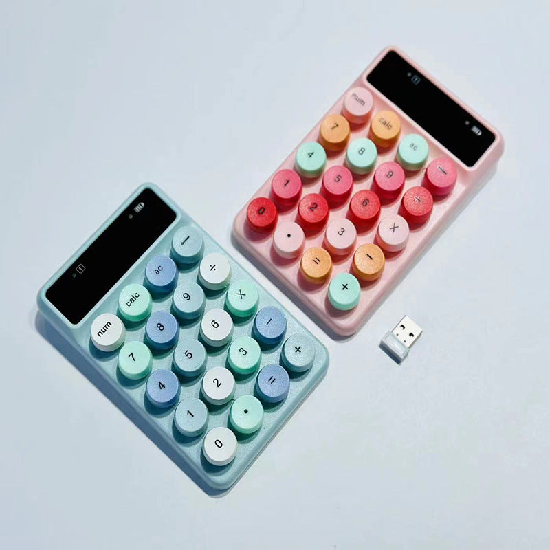 Wireless Retro Calculator Keyboard Kalsten