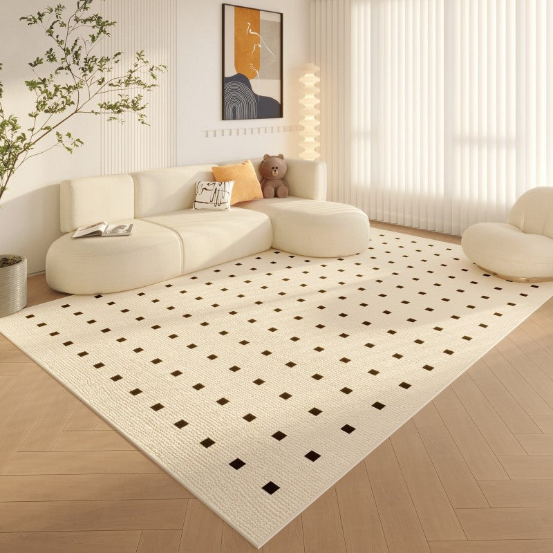Textured Geometric Area Rug