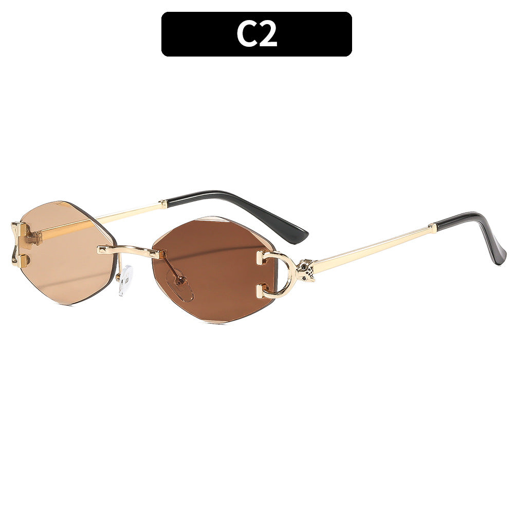Luxury Geometric Accent Sunglasses