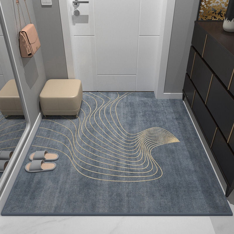 Abstract Shaped Floor Mat for Indoor Home Decor