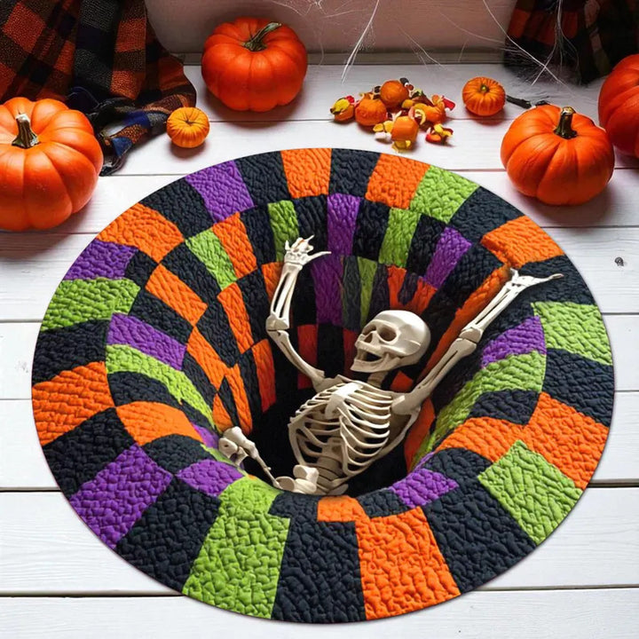 Festive 3D Illusion Area Rug
