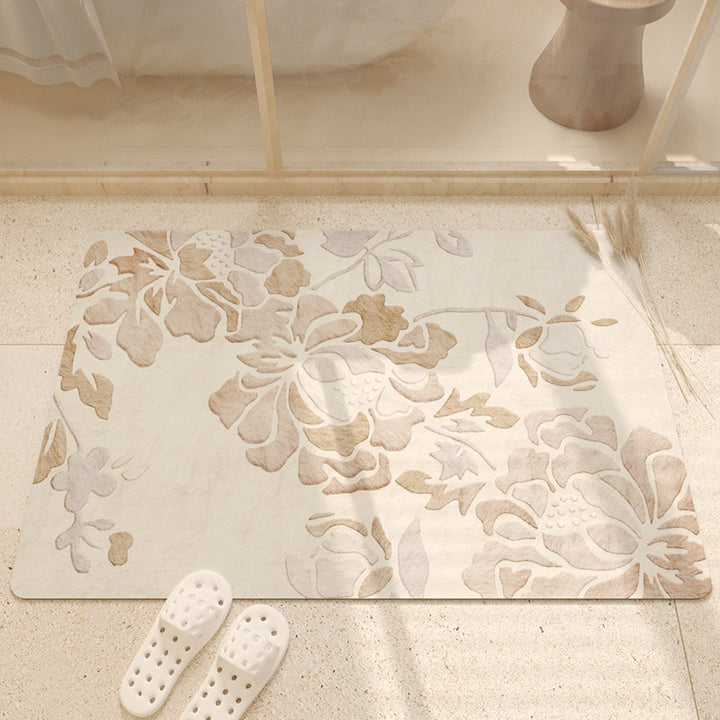 Abstract Soft Bath Mat