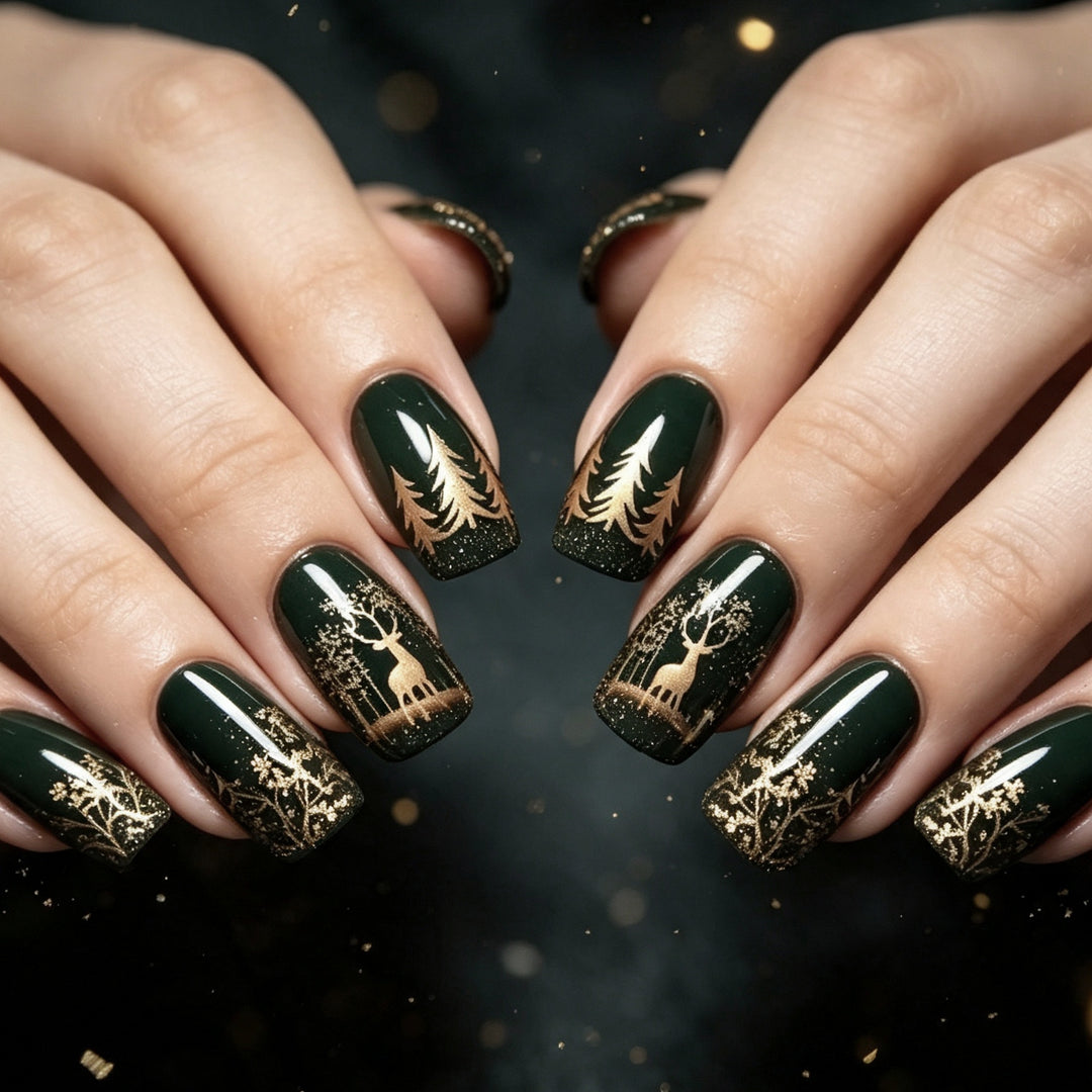Festive Holiday Nail Art Kalsten