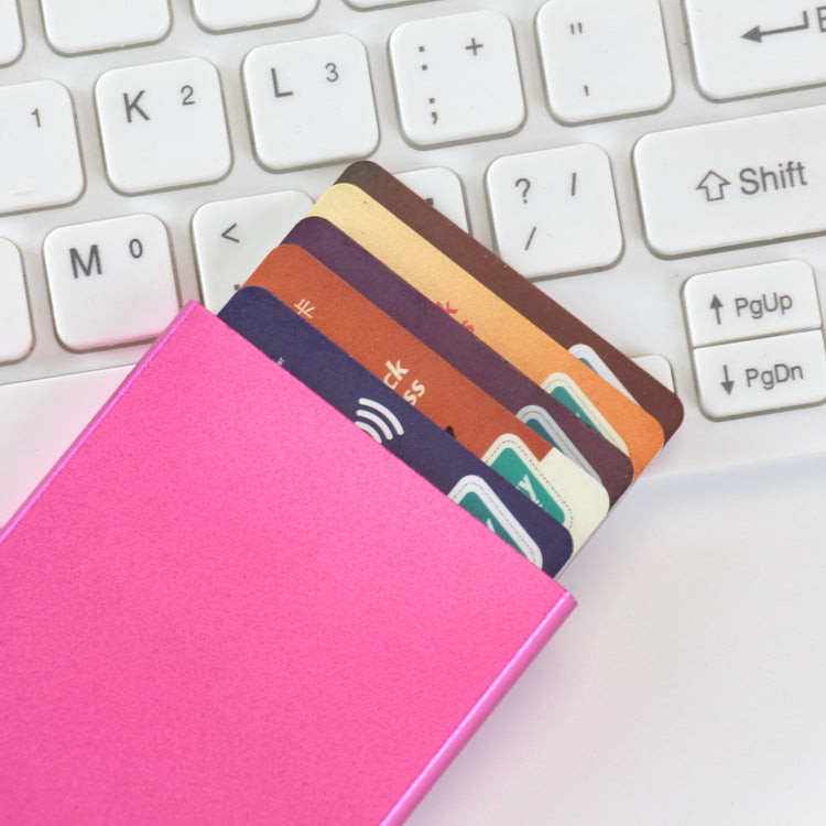 Stylish Aluminum Business Card Holder