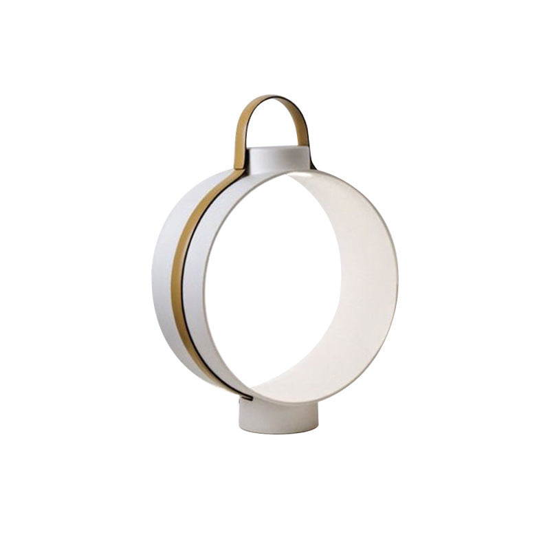 Modern Circular Portable Table Lamp