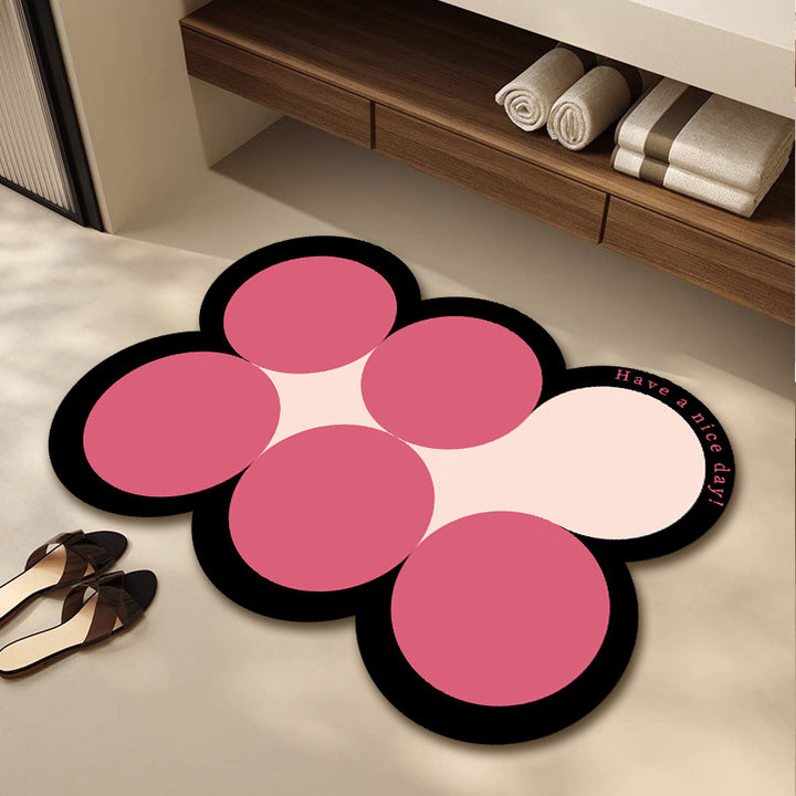 Whimsical Cloud-Shaped Bath Mat