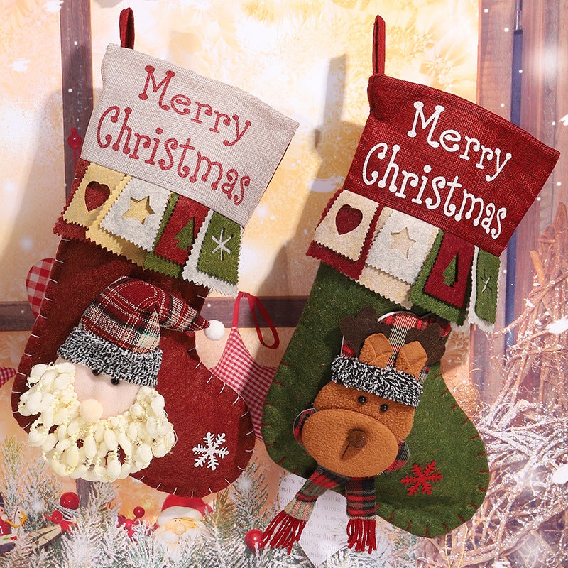 Cute Christmas stocking with reindeer motif Kalsten