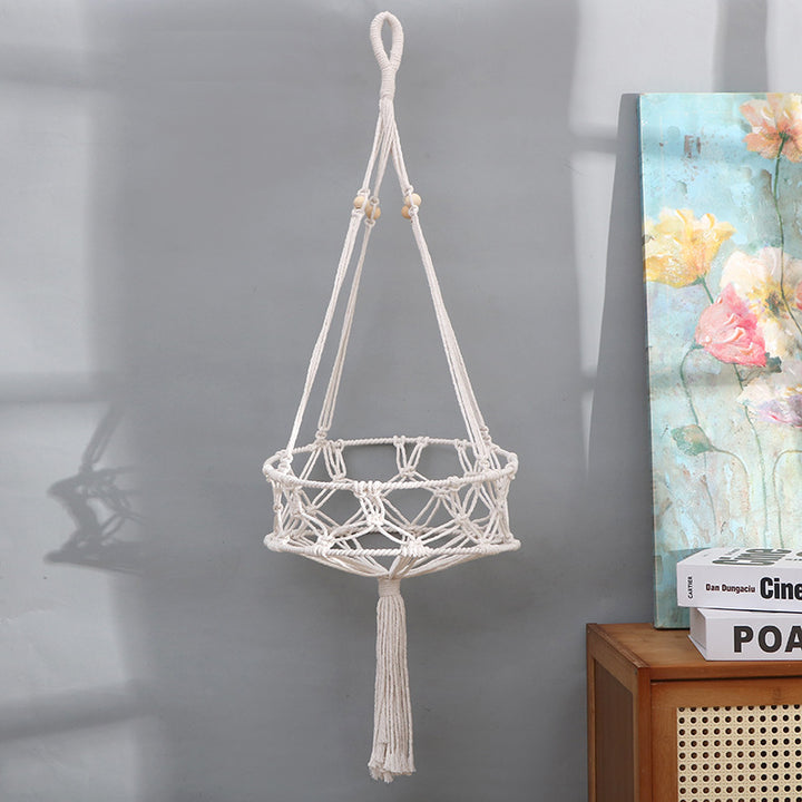 Decorative Macrame Hanging Basket Kalsten