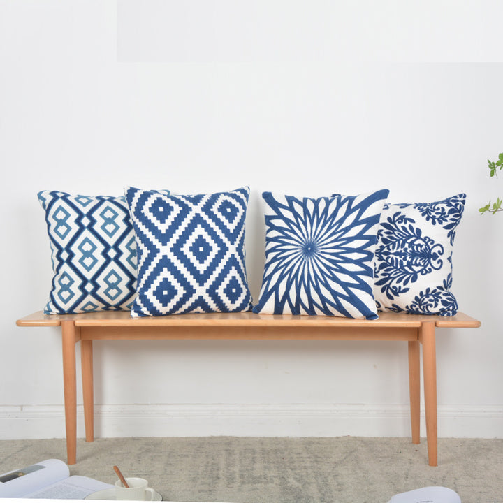 Geometric Pattern Decorative Cushion