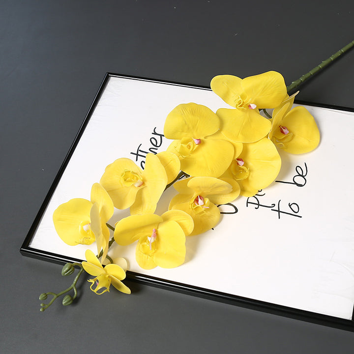 Faux Orchid Flower Stem for Home Decor Display