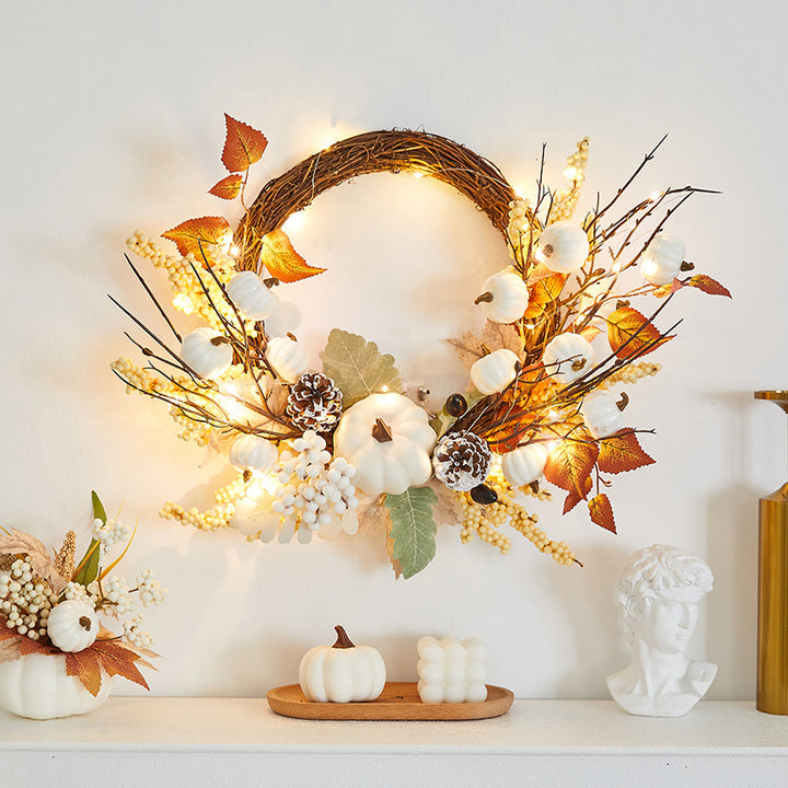 Autumn-Inspired Floral Wreath