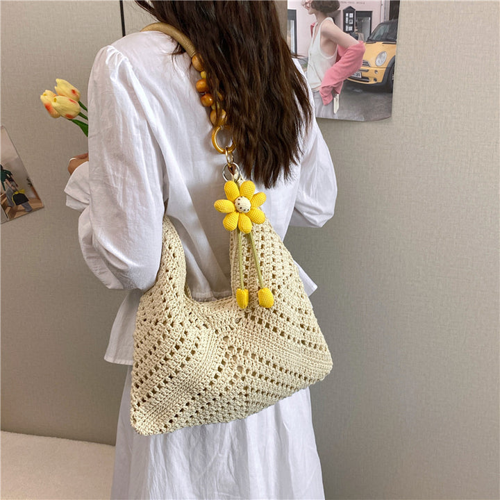 Crochet Decorative Tote Bag Kalsten