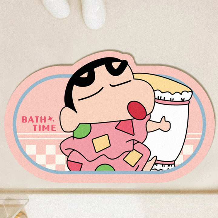 Cartoon-Themed Welcome Mat