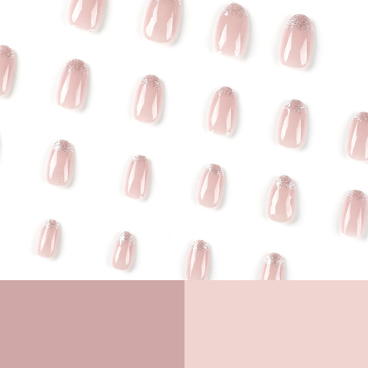 Artful nail polish applications with elegant glitter finish Kalsten