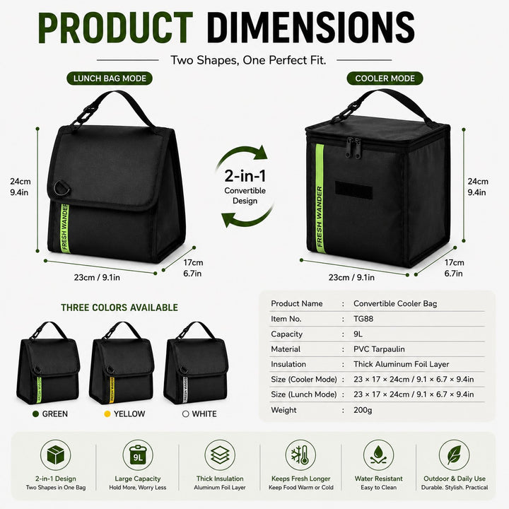 Insulated Lunch Box Organizer Kalsten