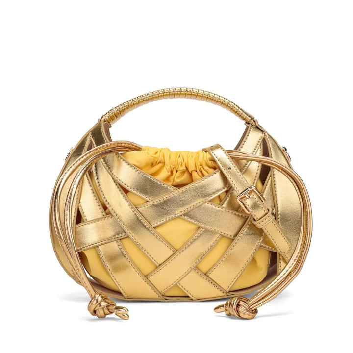 Chic Woven Handle Handbag Kalsten