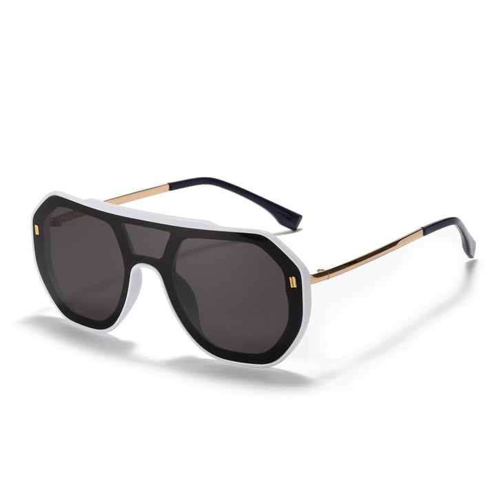Women oversized geometric sunglasses with elegant frame Kalsten
