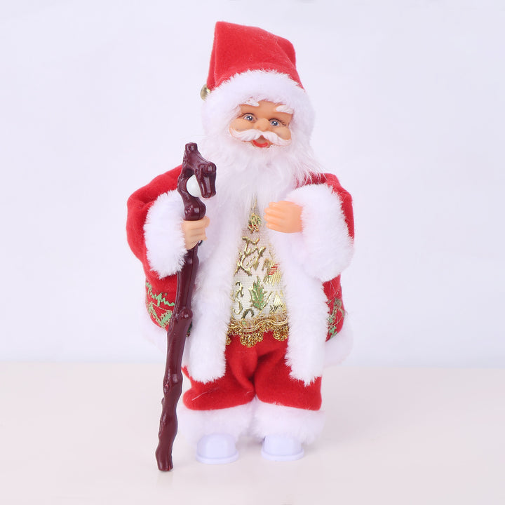 Decorative Santa Claus figure with candy