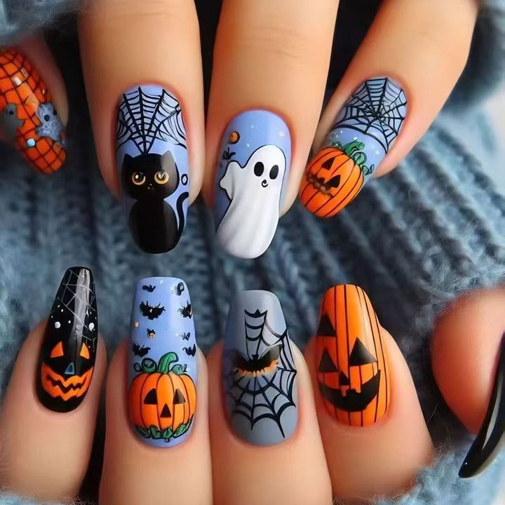 Halloween-Themed Nail Art Design Set