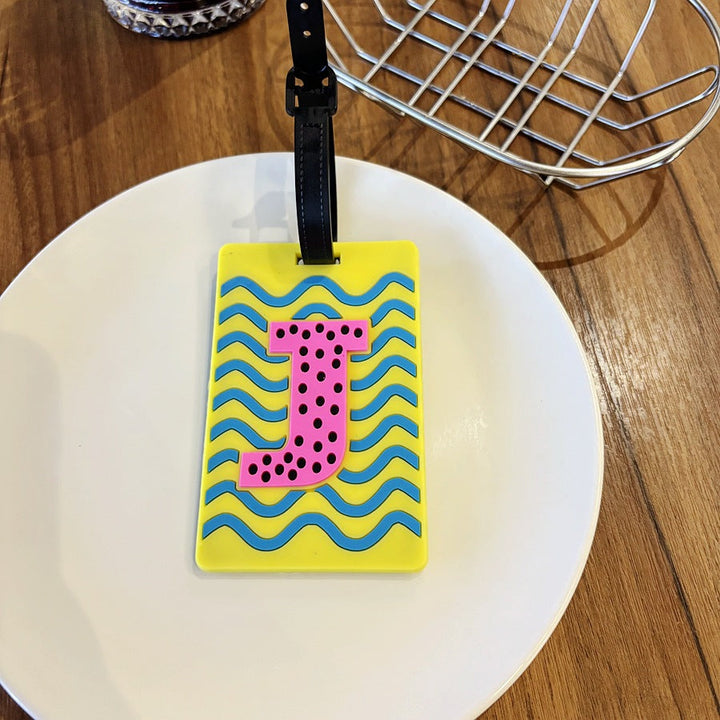 Playful Alphabet Luggage Tag Kalsten