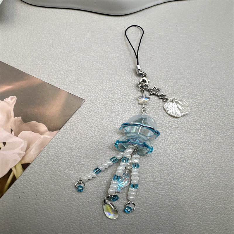 Decorative Jellyfish Charm Phone Strap Kalsten