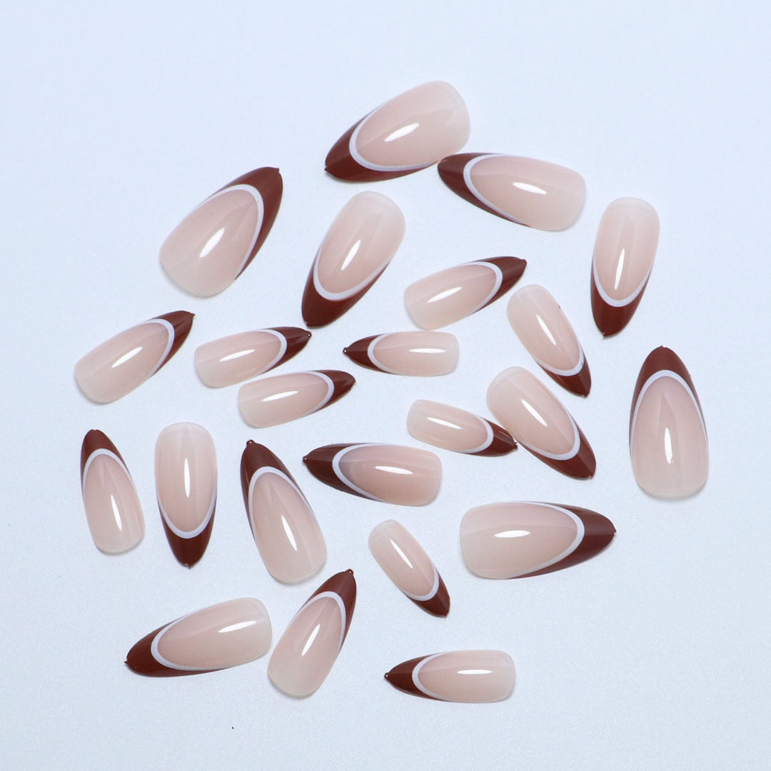 Premium Natural Finish Press-On Nail Tips Kalsten