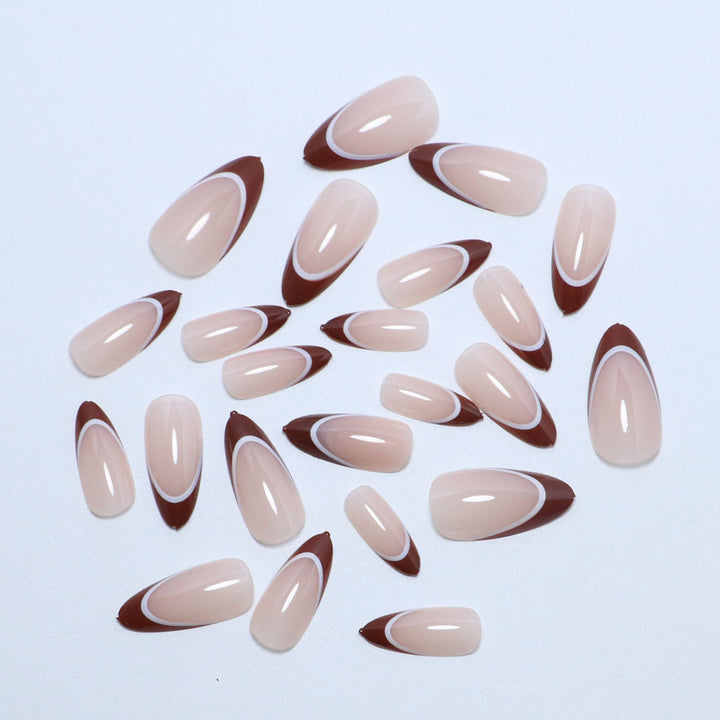Premium Natural Finish Press-On Nail Tips Kalsten