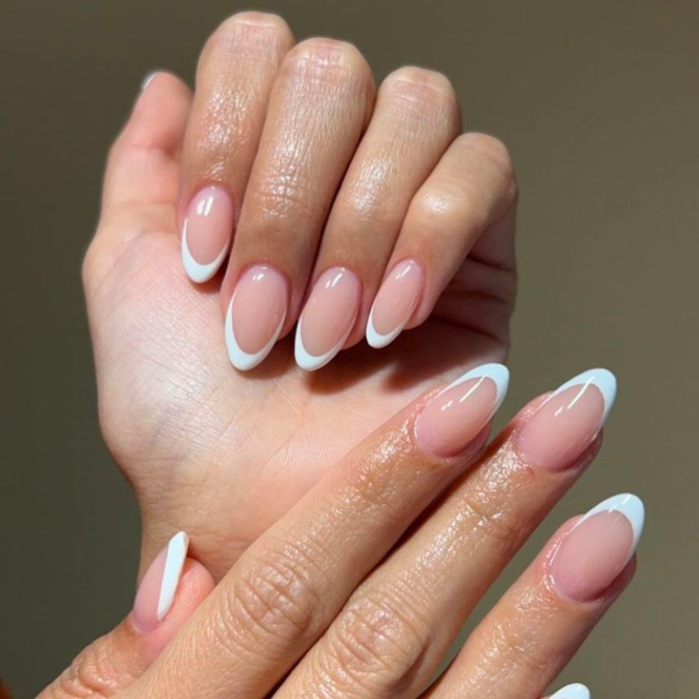 Floral Design Stiletto Press-On Nails