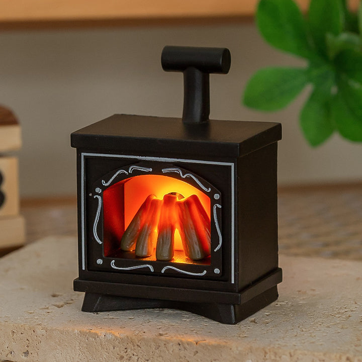 Decorative Miniature Fireplace Lamp