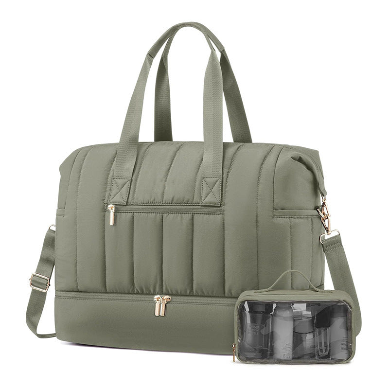 Fashionable and Practical Leisure Tote Bag with Detachable Cosmetic Pouch Kalsten