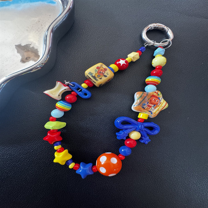 Playful Beaded Keychain Kalsten