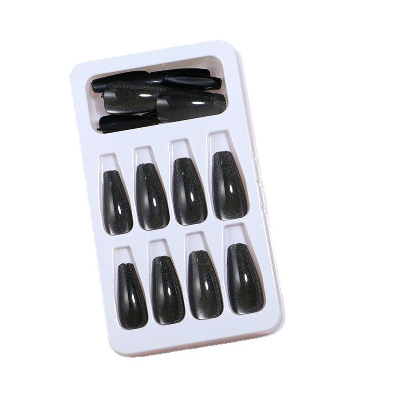 Glossy Stiletto Press-On Nail Art with Ombre Effect Kalsten