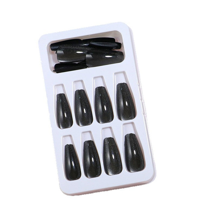 Glossy Stiletto Press-On Nail Art with Ombre Effect Kalsten
