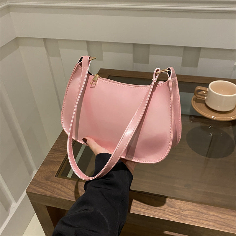 Chic Patent Leather Shoulder Bag Kalsten