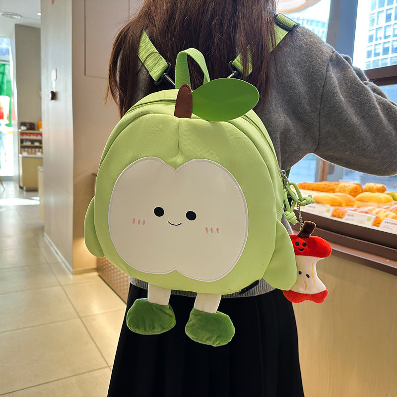 Cute Cartoon Fruit-Themed Backpack
