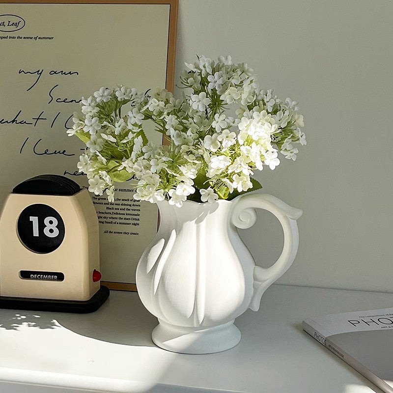 Elegant Decorative Flower Pitcher for Home Display