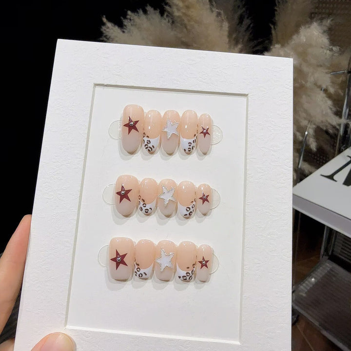 Starry Themed Press-On Nail Enhancements Kalsten