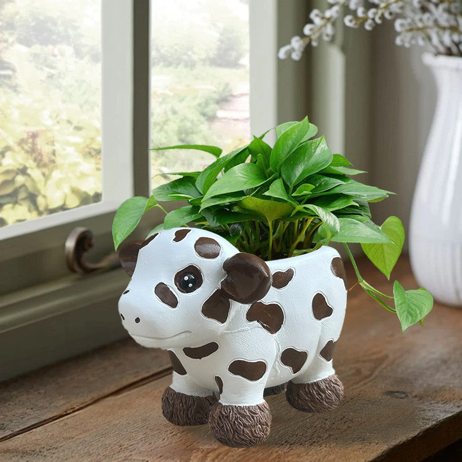Flower pot in the shape of a cow Kalsten