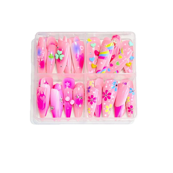 Playful Themed Press-On Nail Set Kalsten