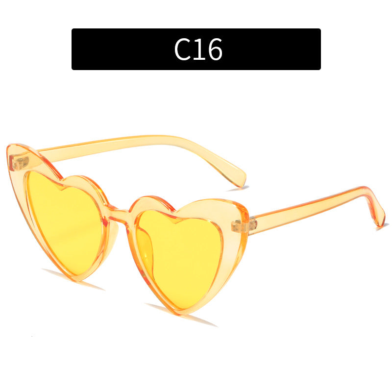 Heart-Shaped Fashion Sunglasses  1787664122