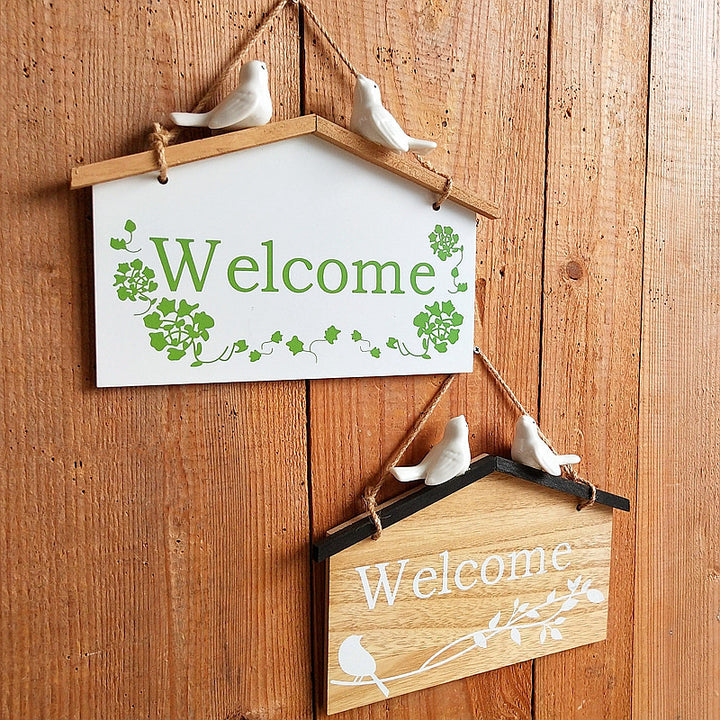 Rustic Welcome Home Wall Sign