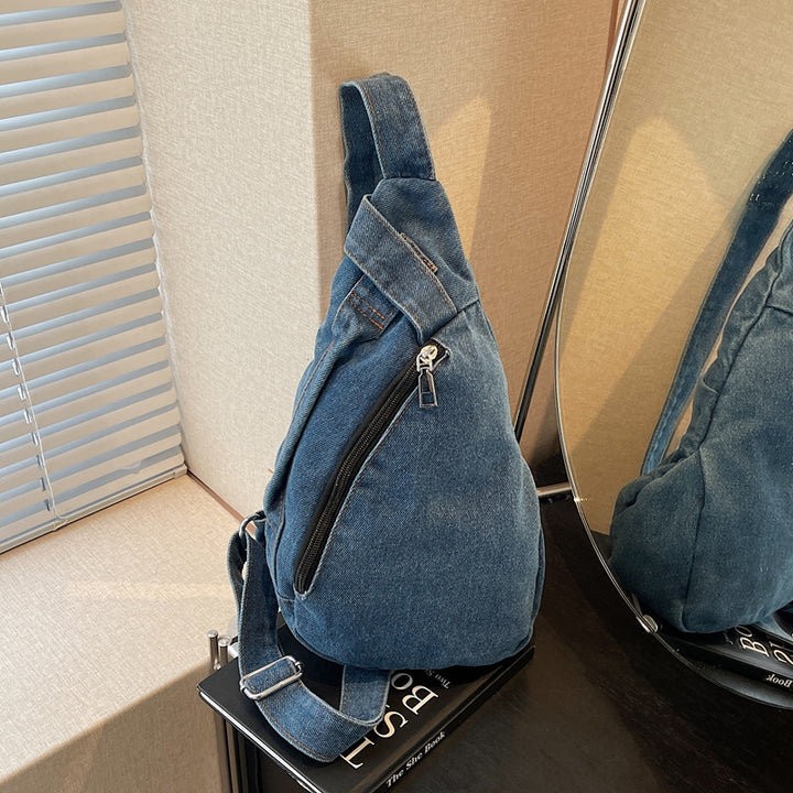 Casual Denim Sling Bag Kalsten