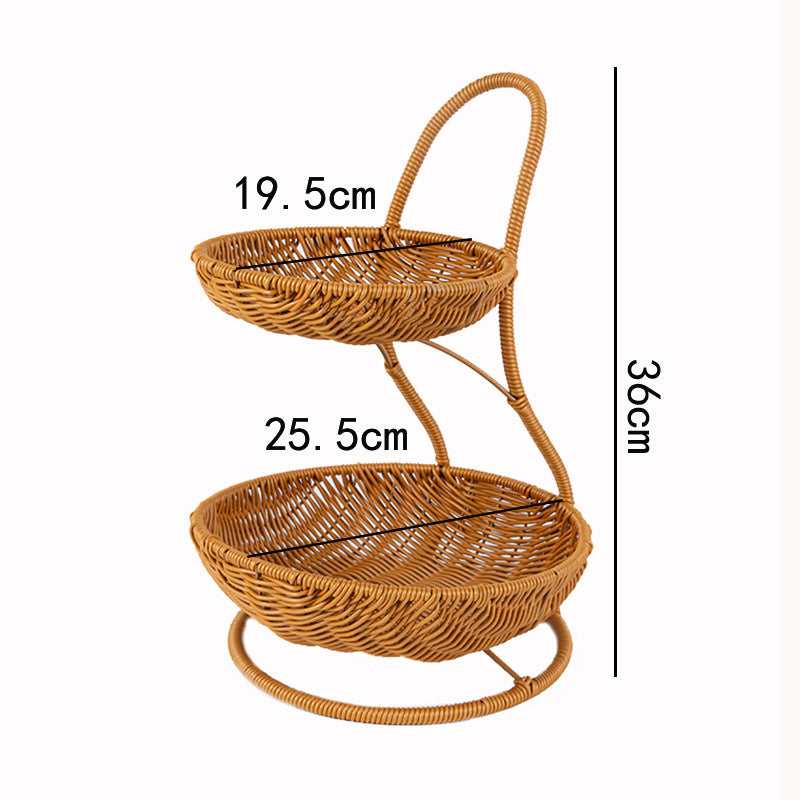 Decorative Wicker Storage Basket Kalsten