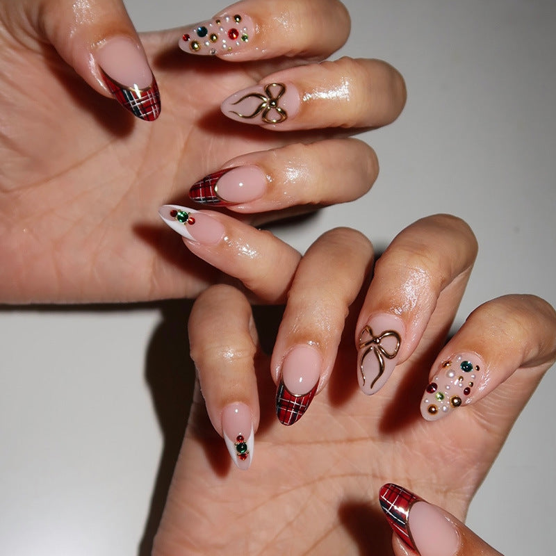 Exclusive artificial nails with festive design Kalsten