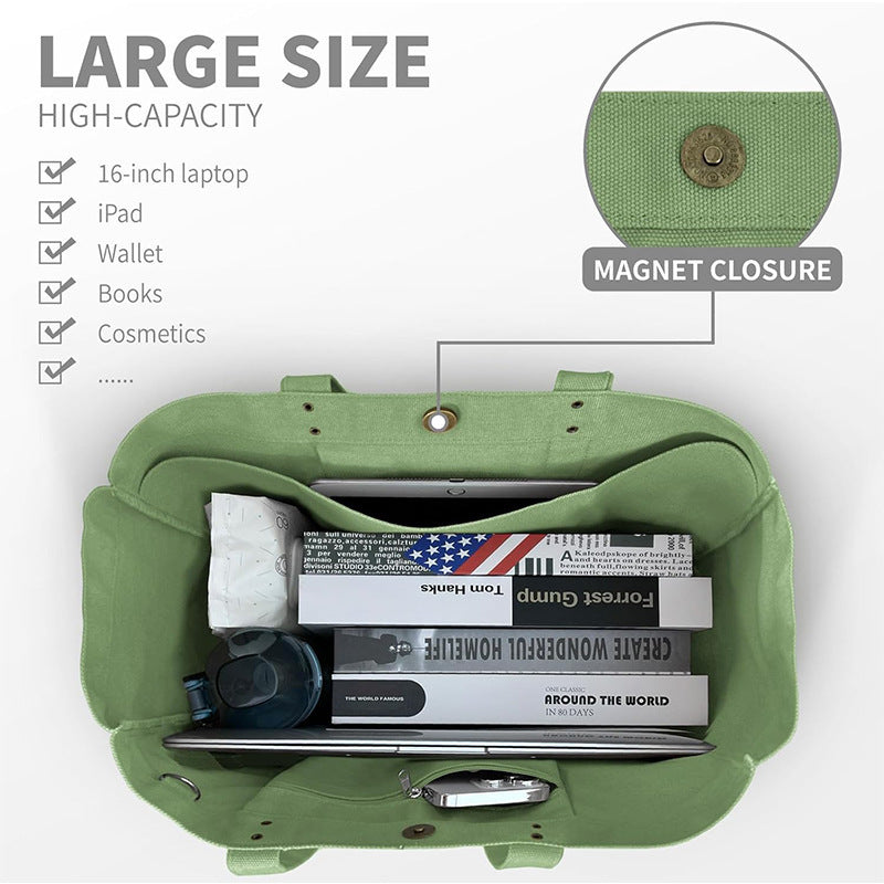 Multifunctional and Spacious Shopping Bag with Practically Designed Compartments Kalsten