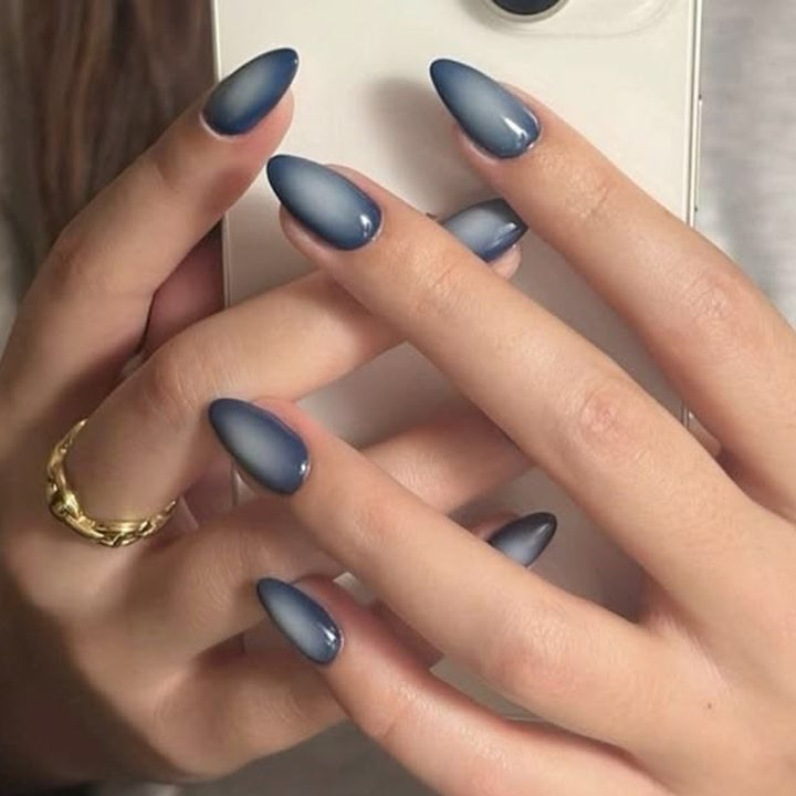 Stiletto Artificial Nails with Matte Ombre Design Kalsten
